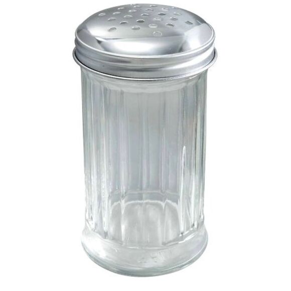 Winco 2-Piece Sugar Pourer with Perforated Top, 12-Ounce - Picture 1 of 4